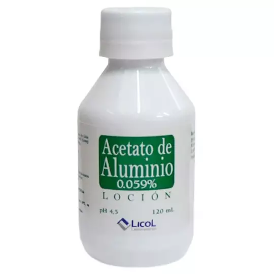 ACETATO DE ALUMINIO 120ML LICOL