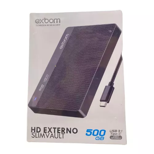HD EXTERNO PORTATIL 500GB EXBOM