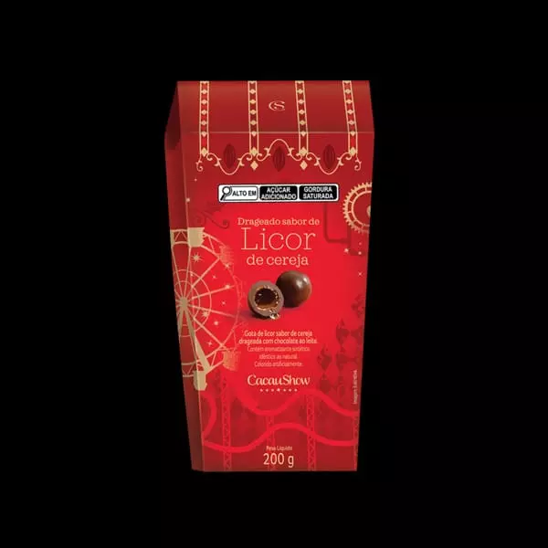 Drageados com Licor de Cereja 200g