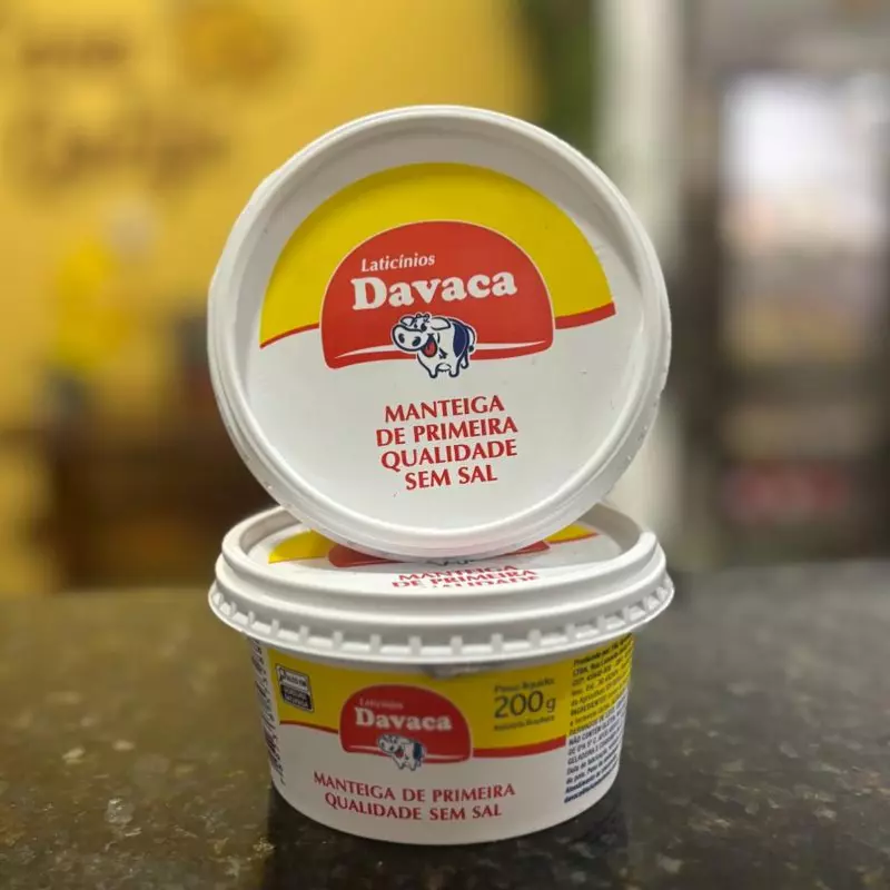 Manteiga sem sal davaca