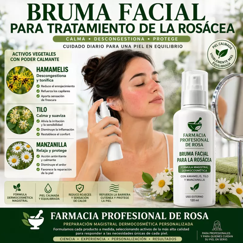 Bruma facial Refrescante rosacea