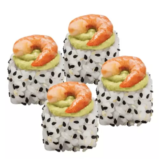 URAMAKI EBIVOCADO 8und.