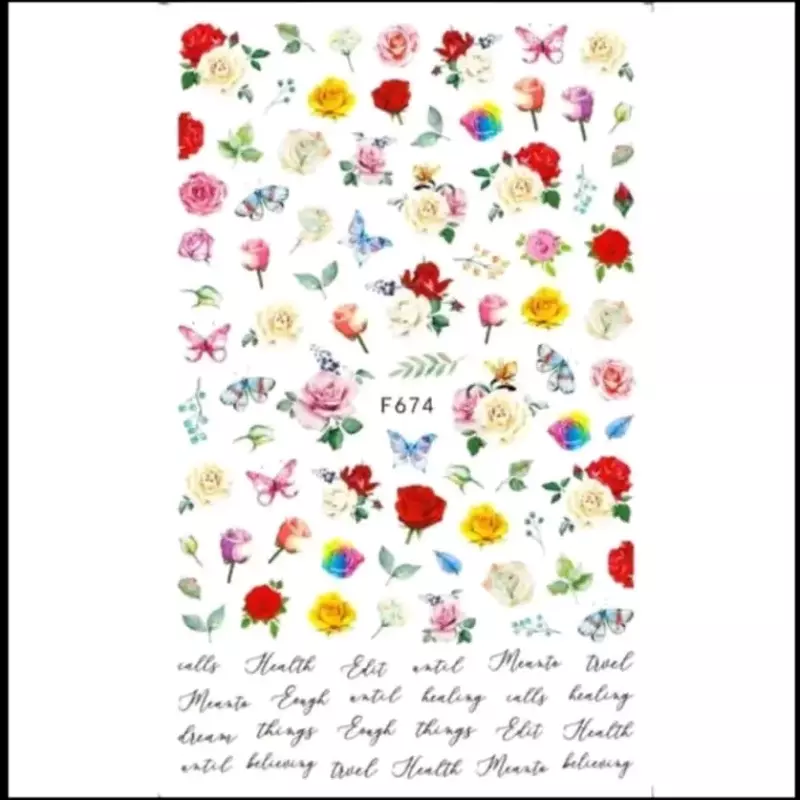 Calcomanía 3D (F674)