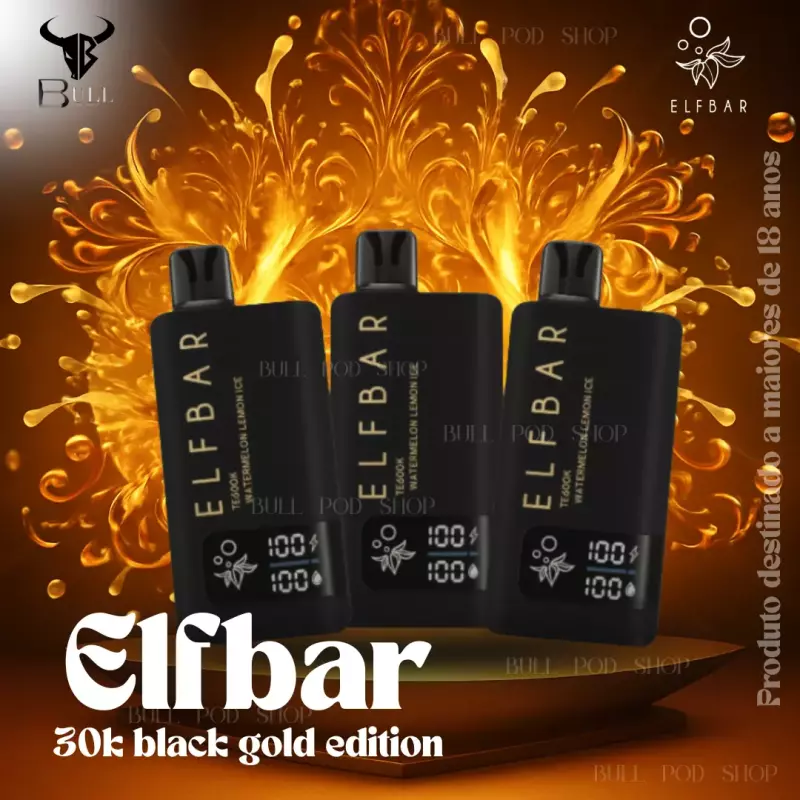 ELFBAR TE 30000 BLACK GOLD EDITION