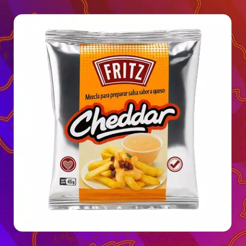 Blíster Fritz Mezcla Cheddar 45g