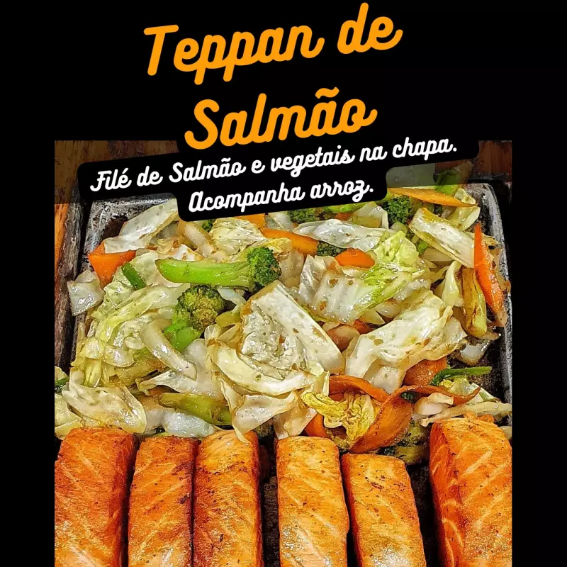 TEPPAN DE SALMÃO