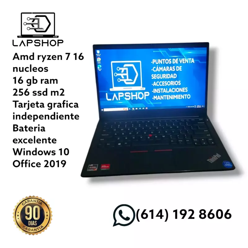 Laptop lenovo ryzen 7