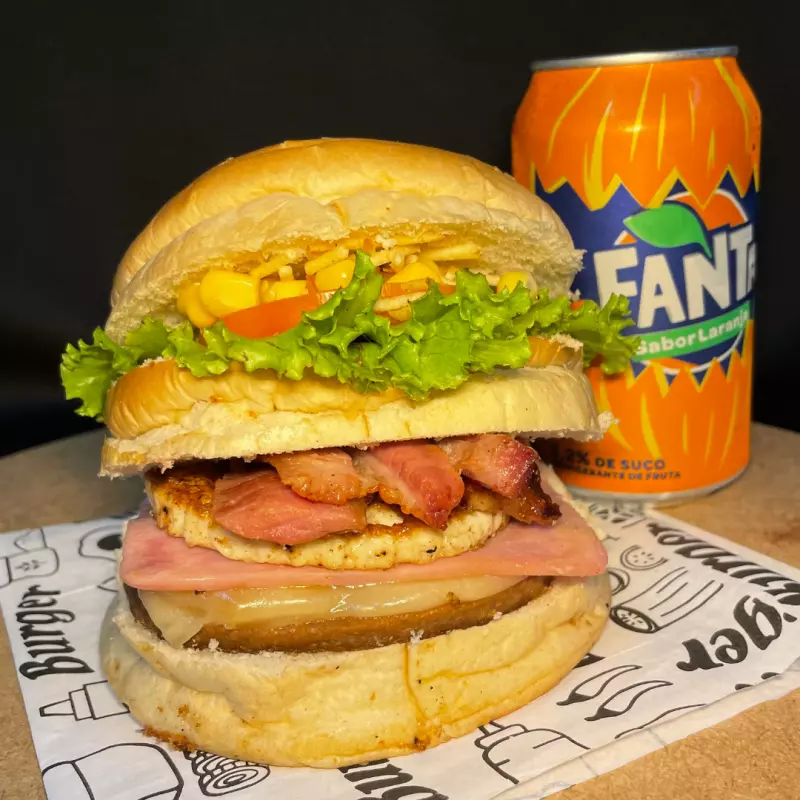 1 X-egg Bacon + Refri 350ml