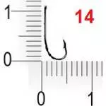 A14 Anzol c/ 80 unid - Nº 14