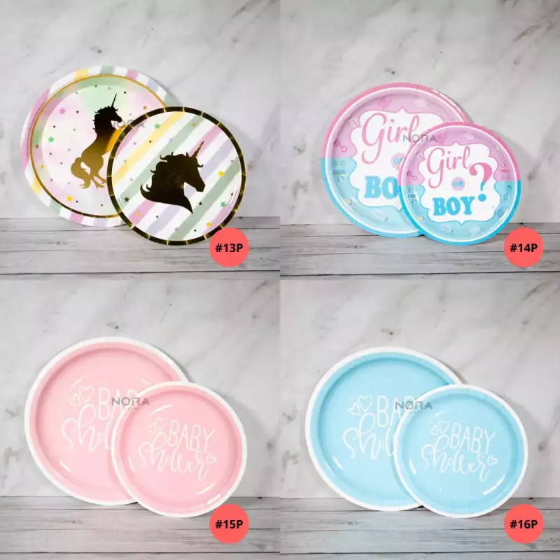 Platos con diseño 12-16 und