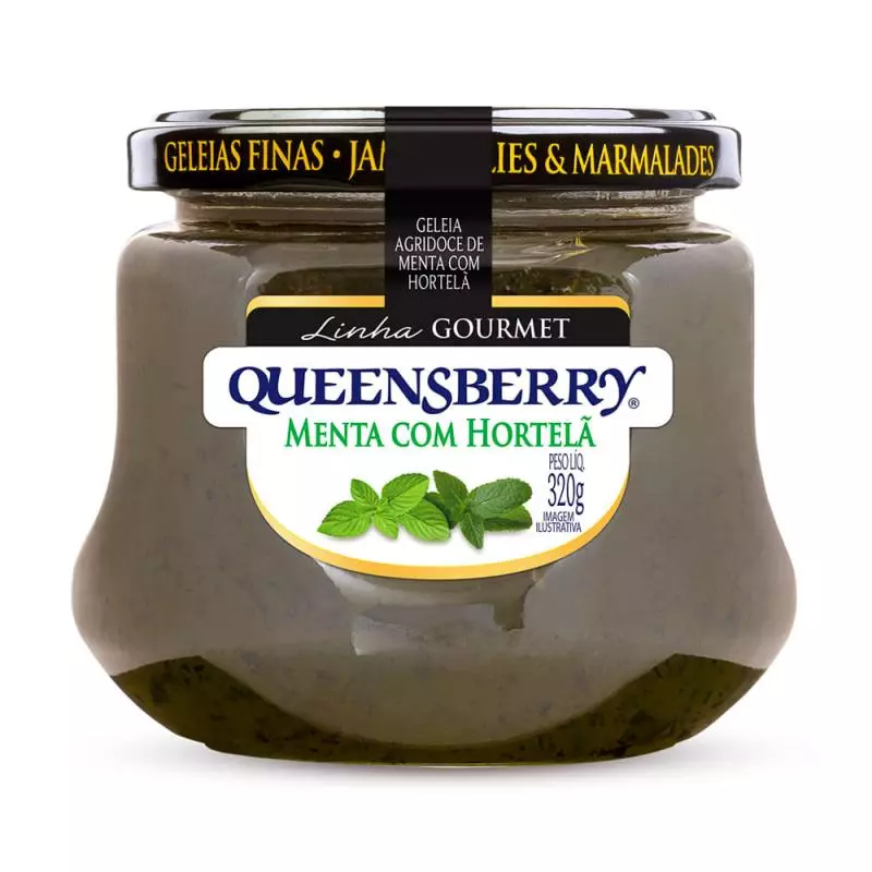 Geleia Agridoce de Menta e Hortelã Gourmet