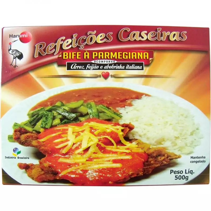 Bife à Parmegiana com Abobrinha Italiana 500g