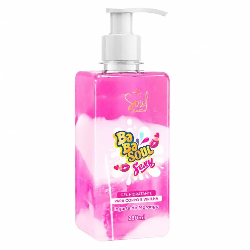 GEL HID.IOGURTE D/MORANGO