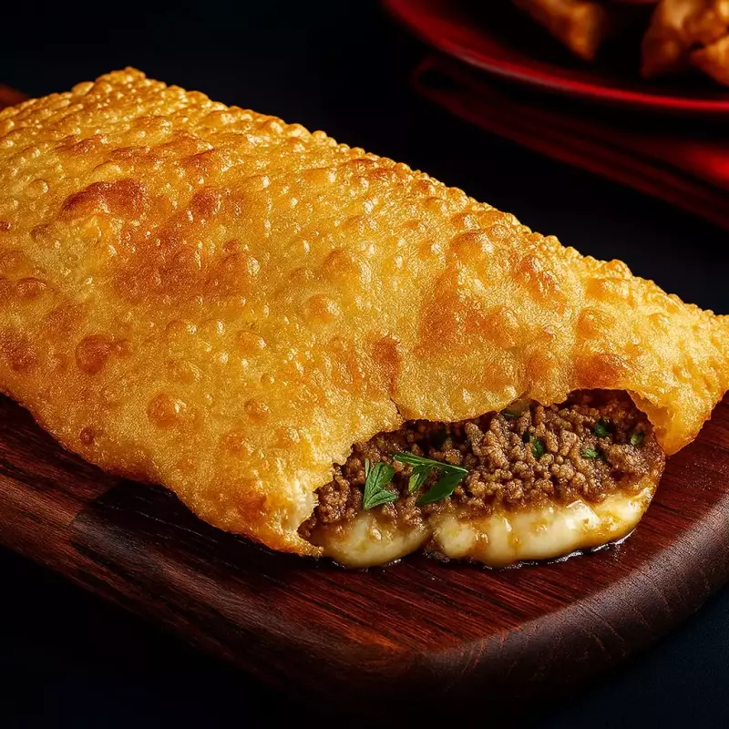 Pastel de Carne com Queijo -  P12