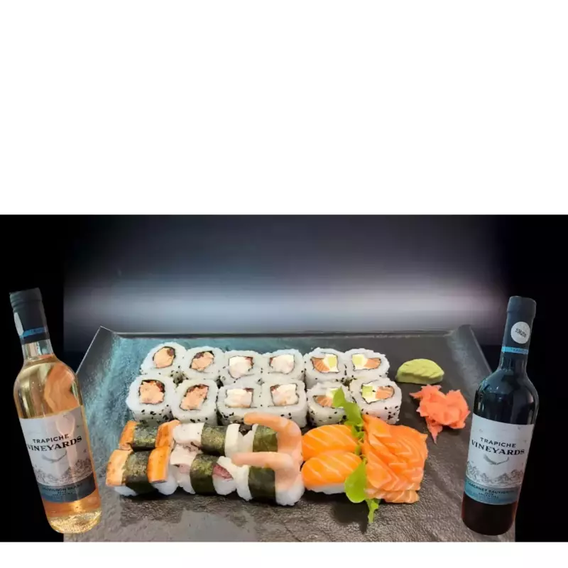 24 combinadas + VINO TRAPICHE