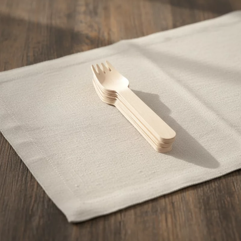 160 TENEDOR DE BAMBU - 14.5CM