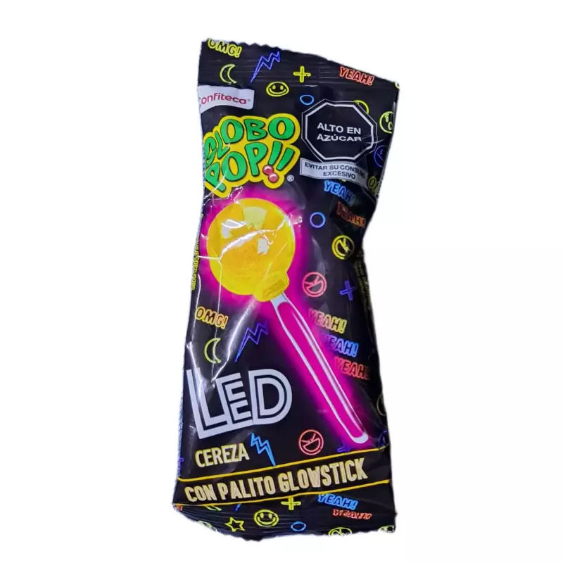 Globo pop led sabor cereza