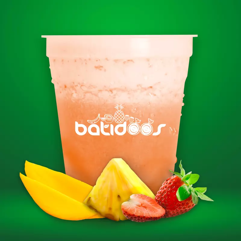 Mango, Fresa, Piña.