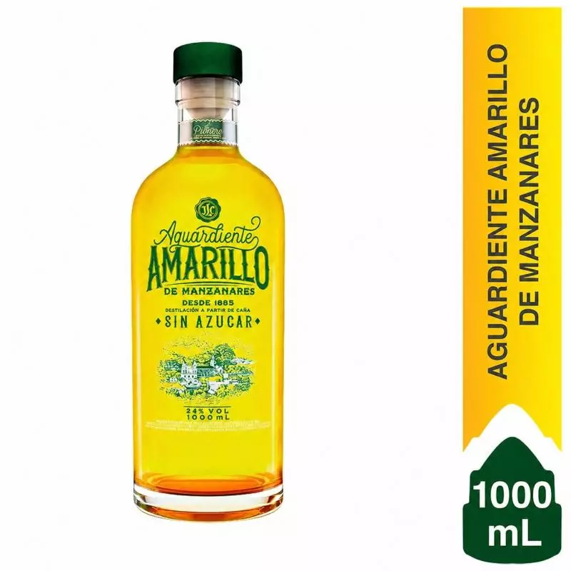Litro Guaro Amarillo De Manzanares