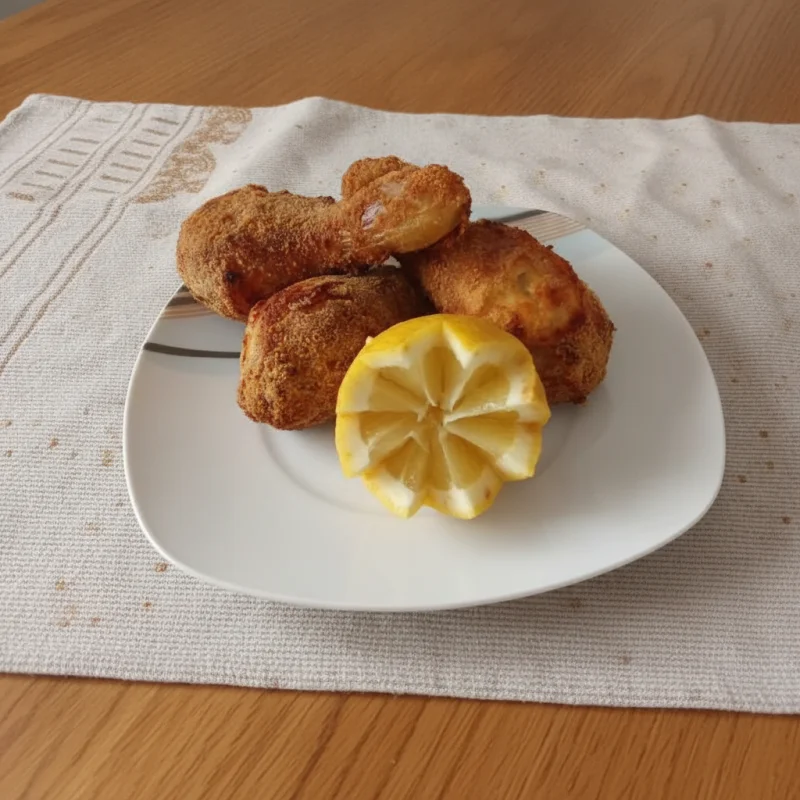 Coxas de frango crocantes