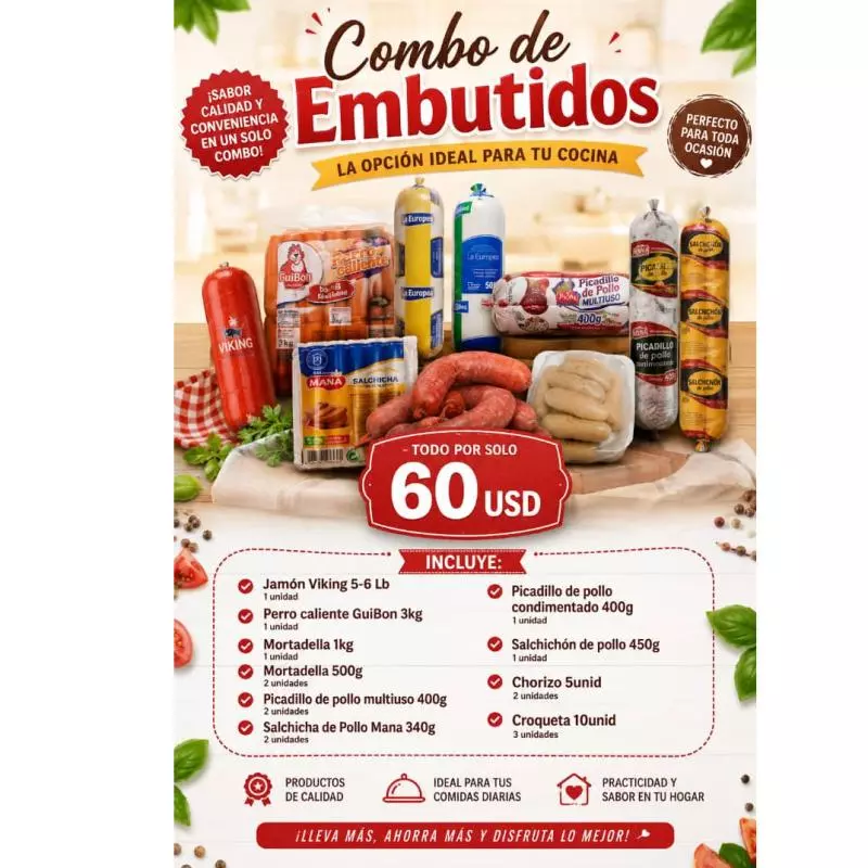 Combo de embutidos.