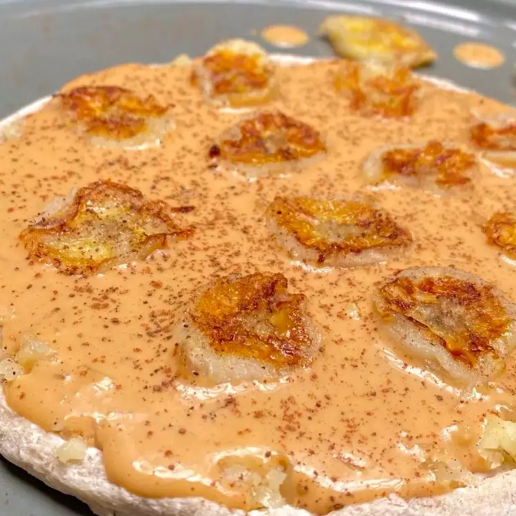 MINI PIZZA DE BANOFFE