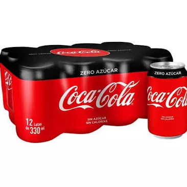 Coca cola Zero Lata 350ml C/12
