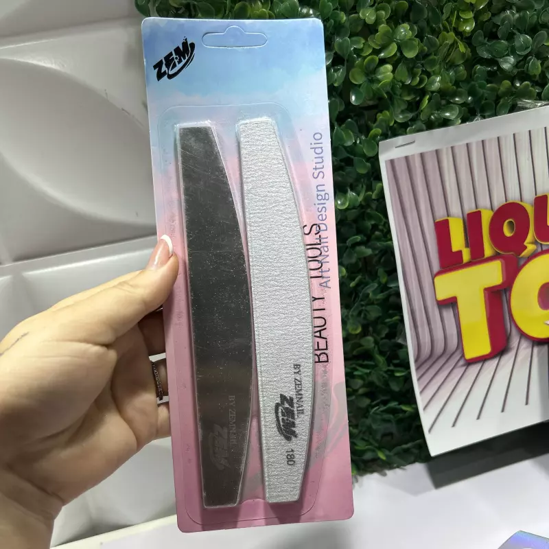 Kit C/10 Refil Lixa Zem + Base Metal