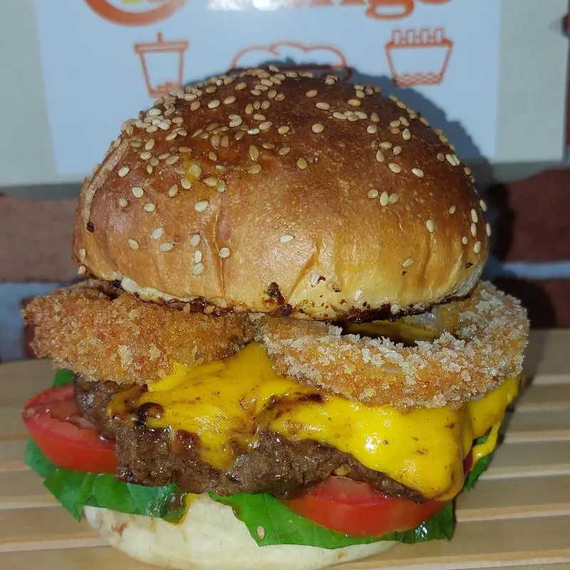 Orange Burger Rings