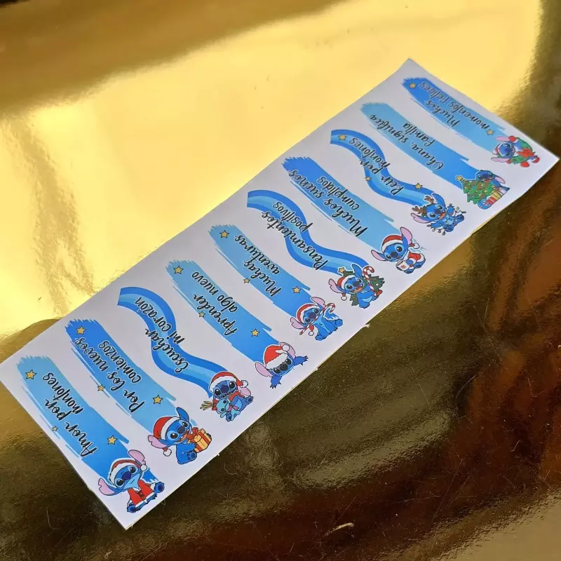 Sticker dtf uv x10 stich