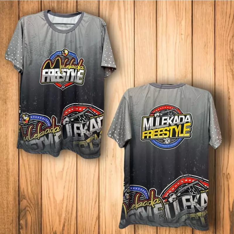 CAMISETA CINZA ESTAMPA TOTAL