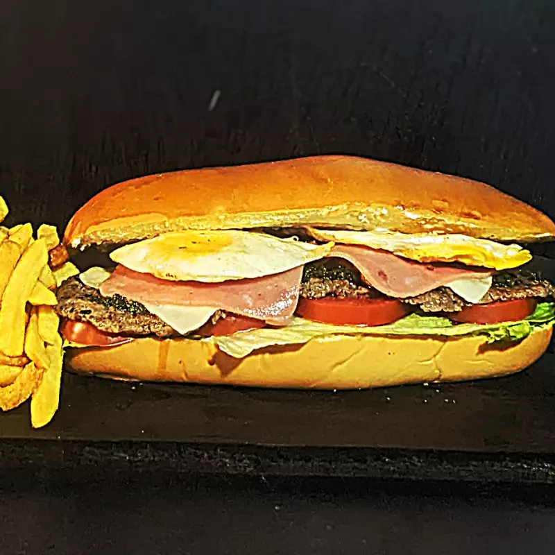 Sandwich súper lomito argentino