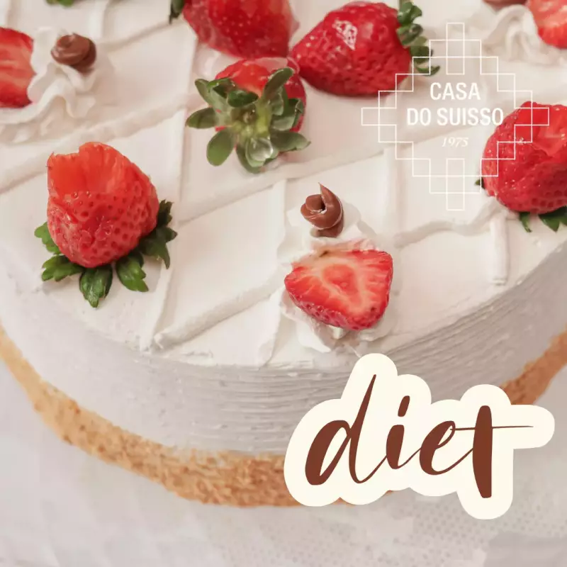 METADE MORANGO C/ CHANTILLY DIET