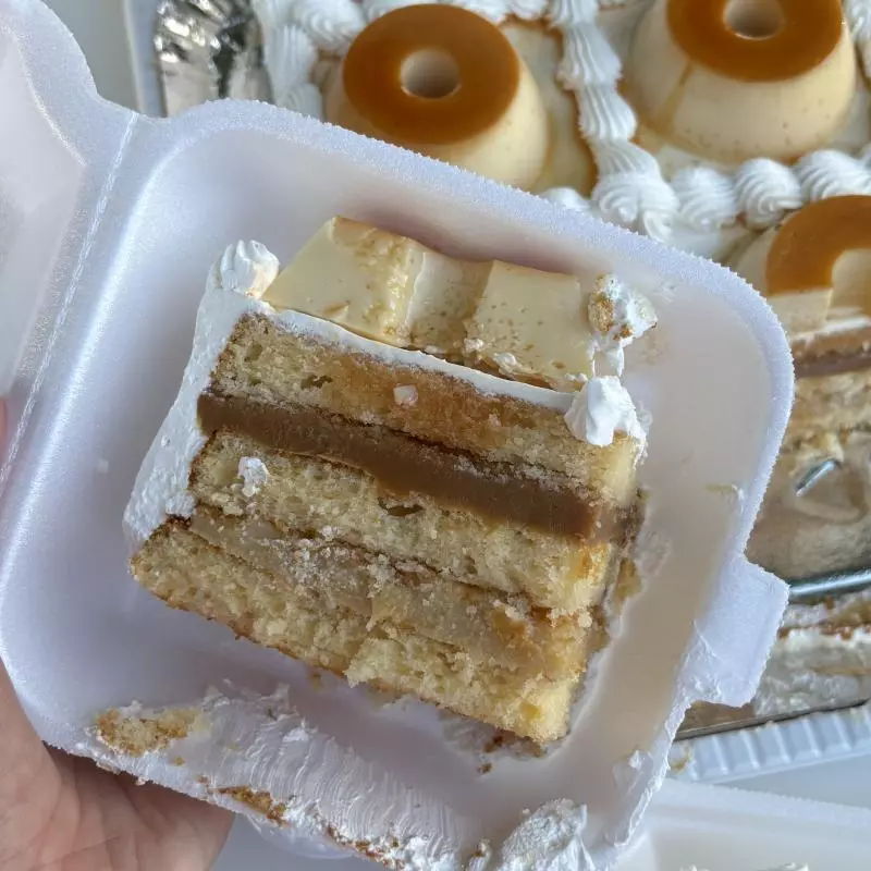 Super fatia meio pudim