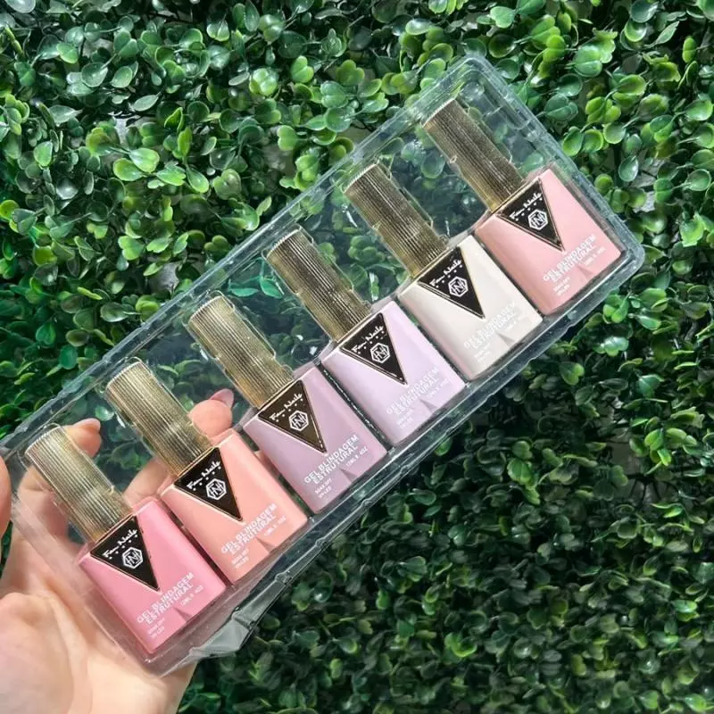 Coleçao fan nails gel blindagem C/6