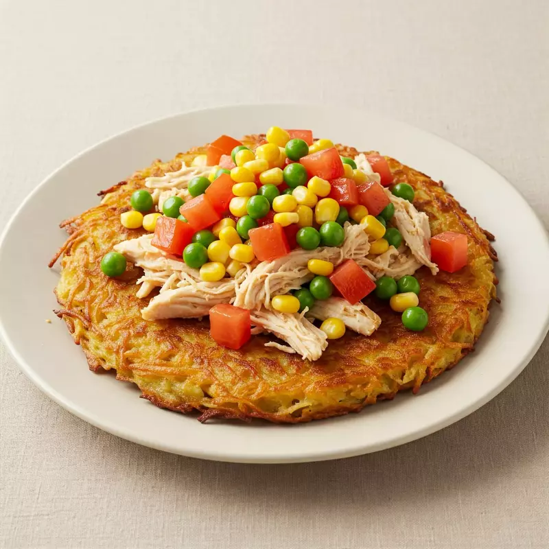Batata Rosti Frango Caipira