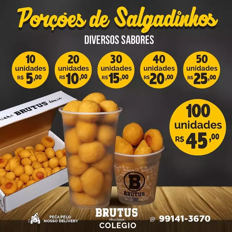 100 Mini Salgados de Festa