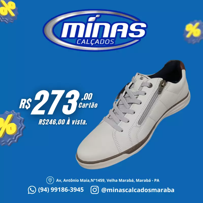 Sapatênis Natural RF:111104