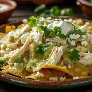 CHILAQUILES CON POLLO