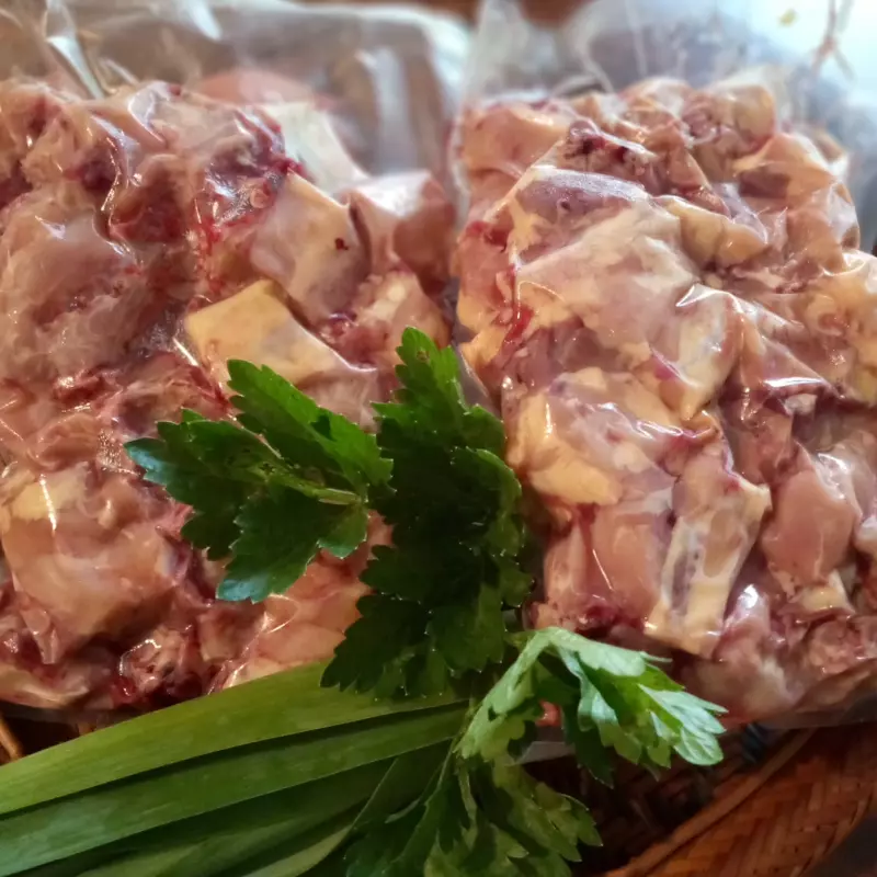 Cuadritos (huesitos de pollo)