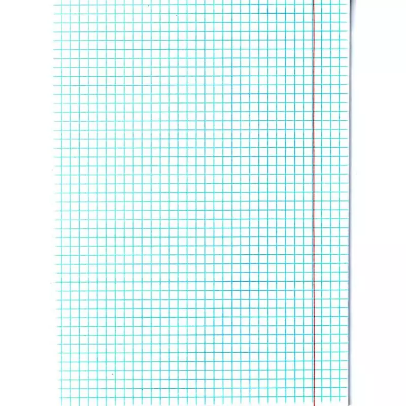 Papel Almaço Quadriculado A4