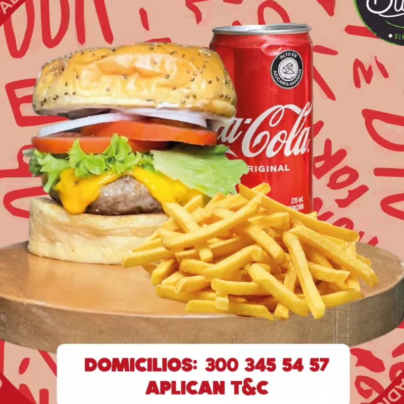 COMBO BURGUE #3