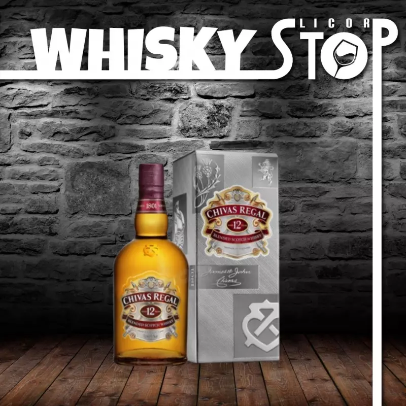 CHIVAS REGAL 12 AÑOS  750ML
