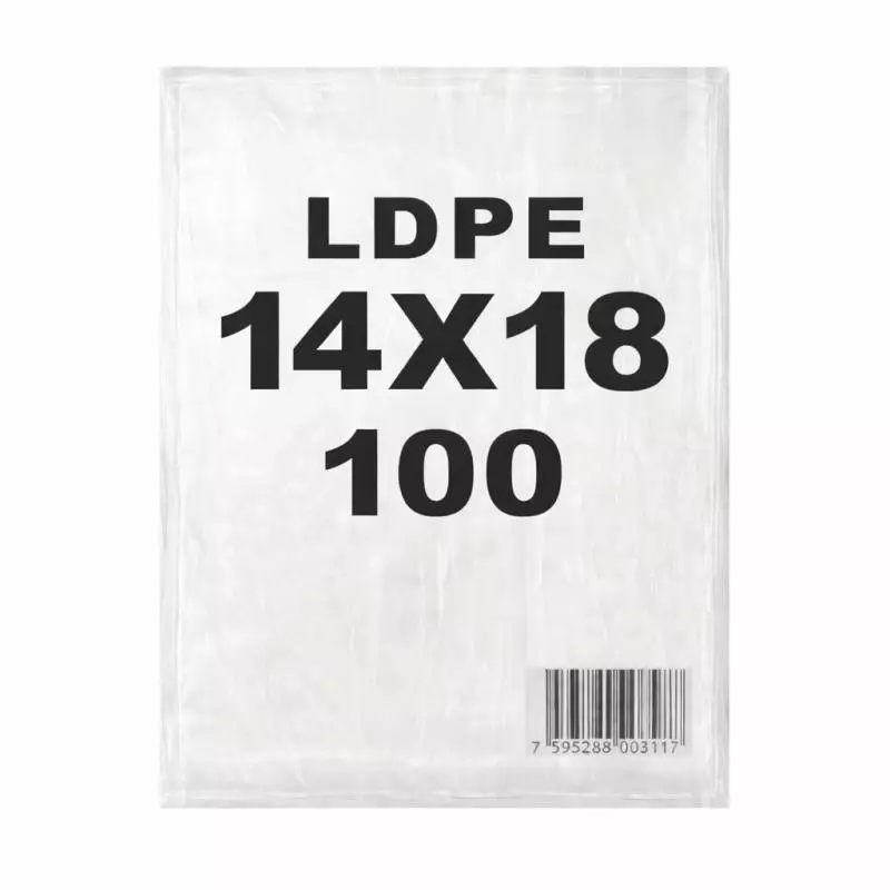 Bolsa 14X18 Transparente