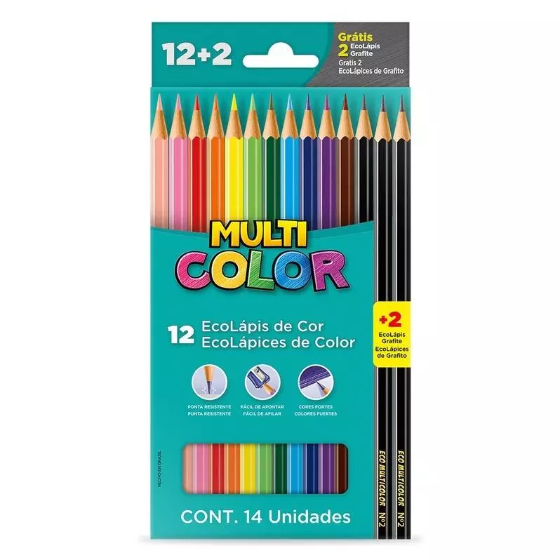 Lápis de cor - Multicolor