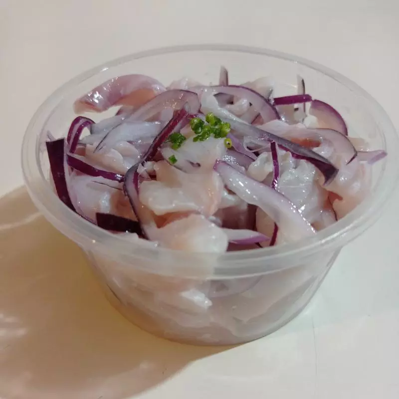 Ceviche peixe branco