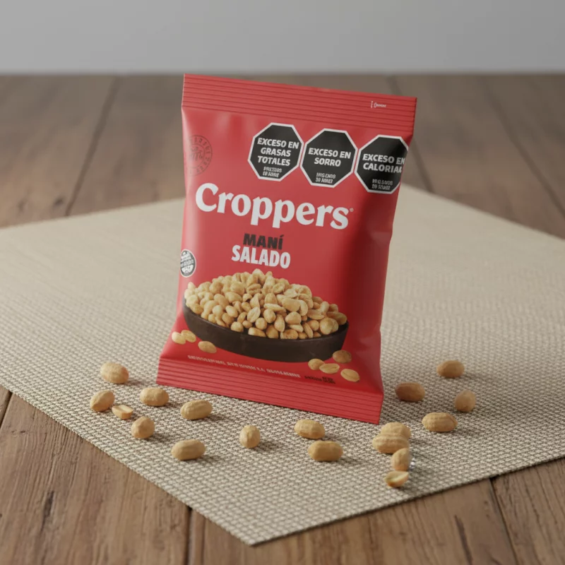 Maní frito CROPPERS con sal 350g