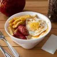 (M)Linguiça de Churrasco com Ovo frito