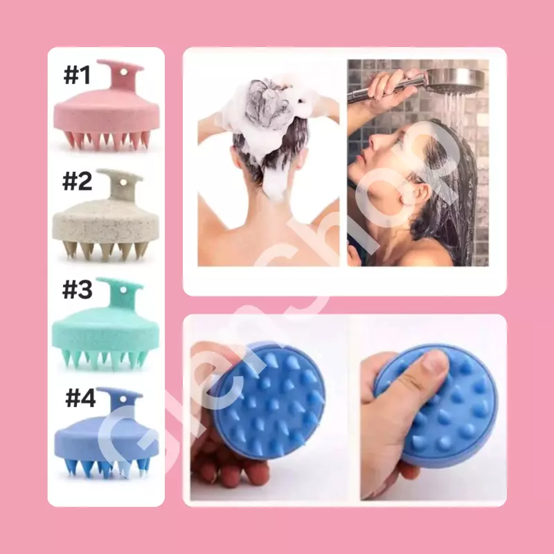 Cepillo masaje capilar de silicona