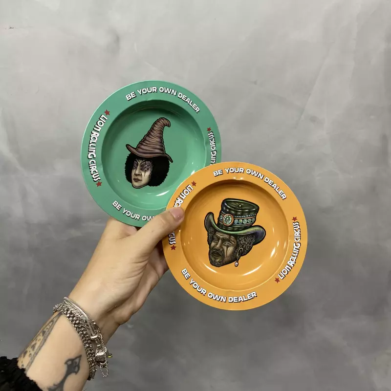 Cinzeiro metal Lion Circus